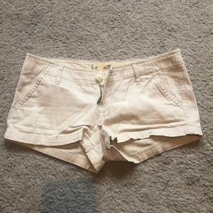 Hollister beige cutoffs